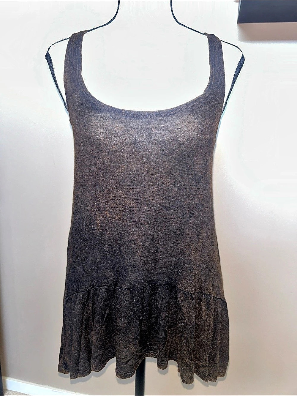 NWT Daydreamer LA CB501-A Women'Small Top/ Mini Dress in Black Size Small